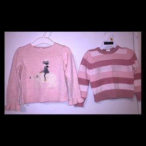 🚨 SOLD 🚨 Bundle Toddler Girl Sweaters 2T